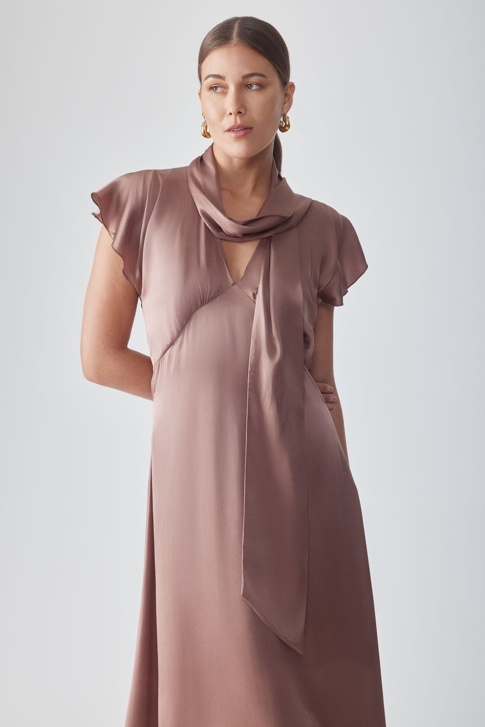 MUMTAAZ DRESS - MOCHA