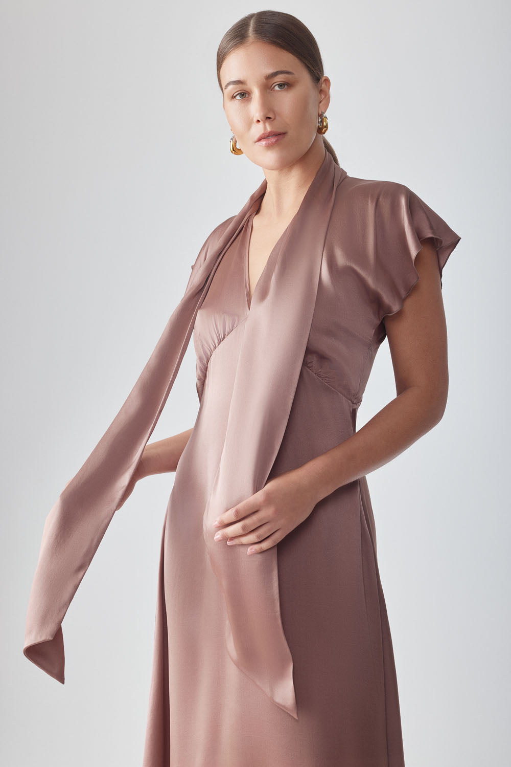 MUMTAAZ DRESS - MOCHA