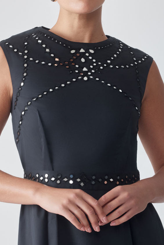 BIDA CHANDELIER DRESS - NOIR