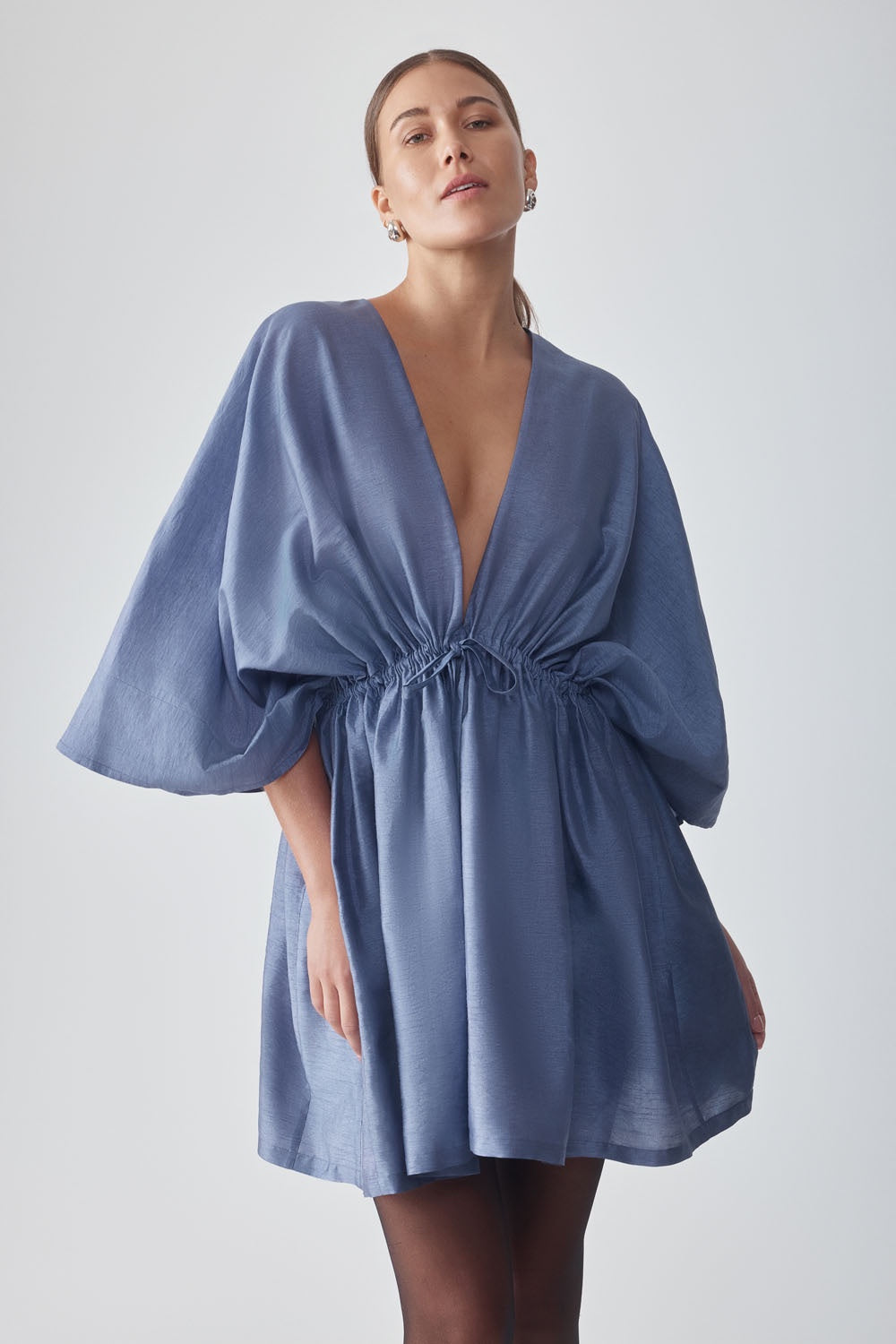 EDHA MINI DRESS - PERIWINKLE