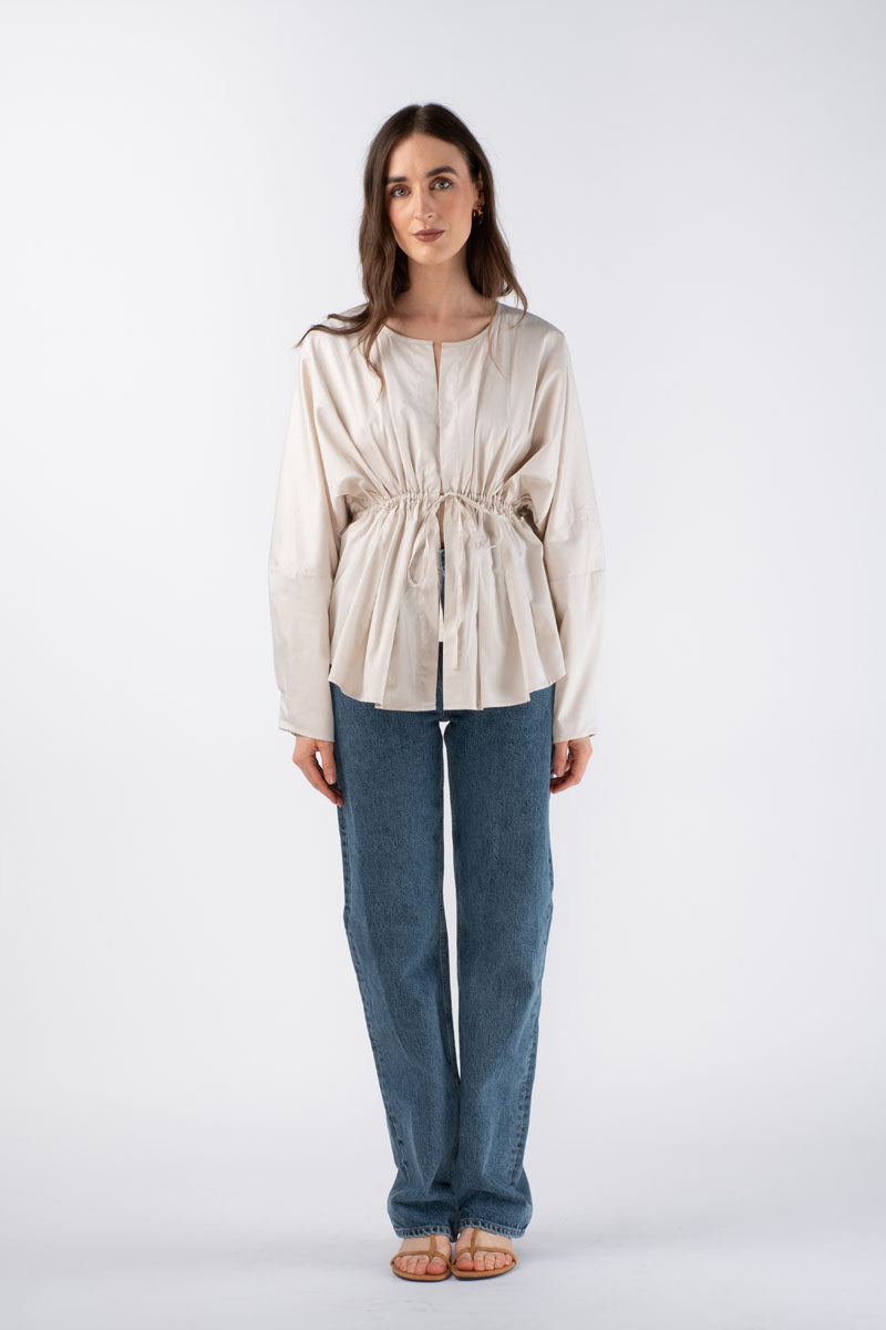 ASIN COTTON TOP - IVORY