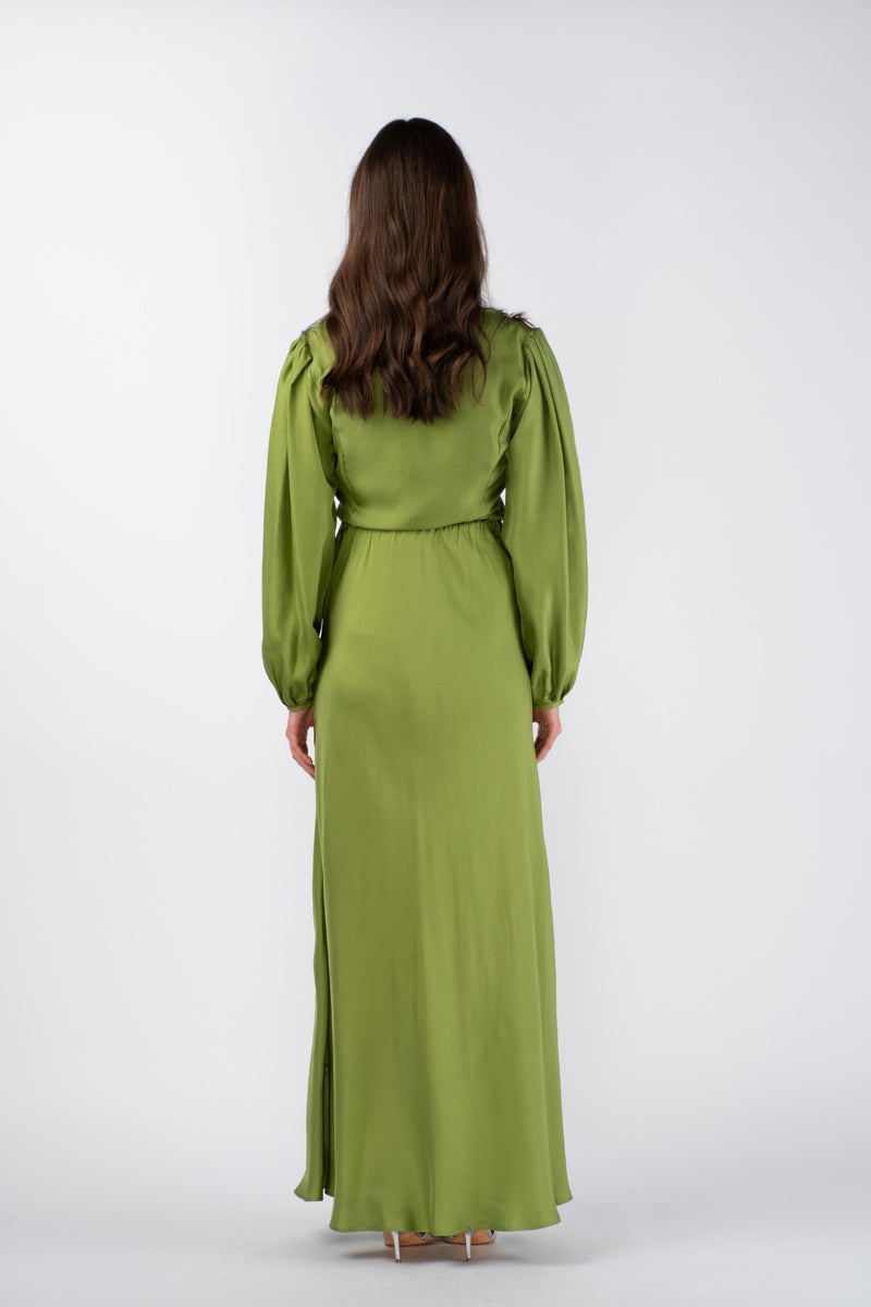 KABIRA EMBELLISHED SKIRT - CITRON