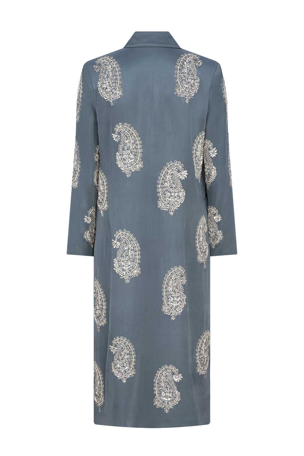 ORNATE PAISLEY COAT - DUSK