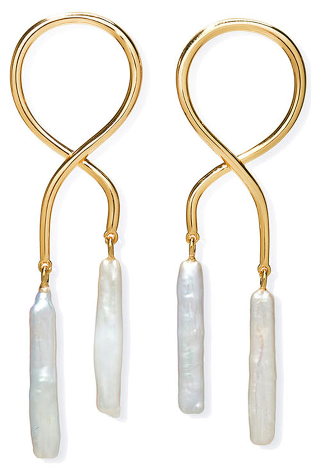 ETIENNE EARRINGS IN STICK PEARL