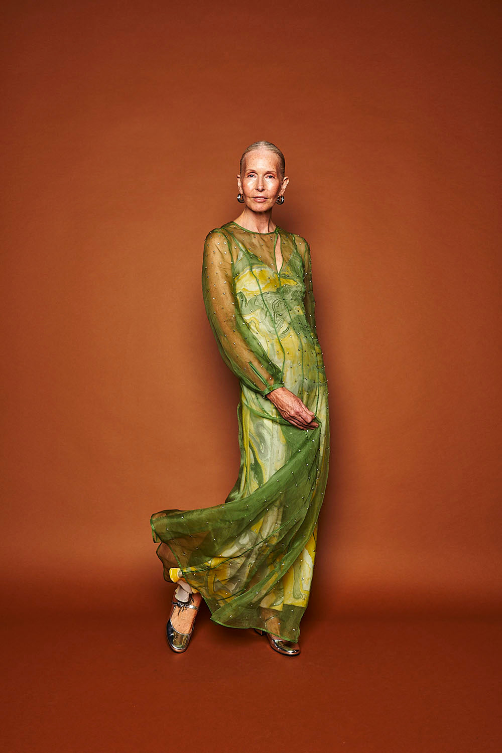 ZORA EMBELLISHED MAXI DRESS-FERN