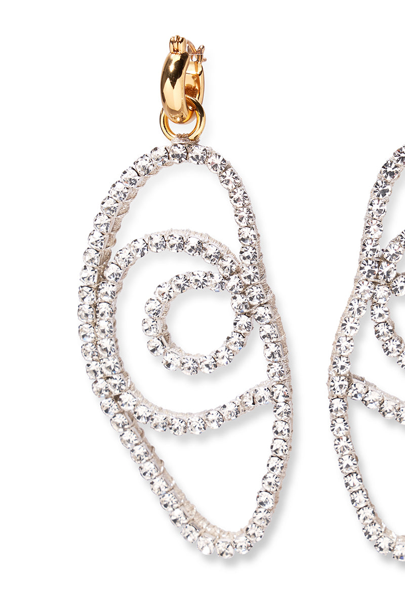 CRYSTAL JETTY EARRINGS