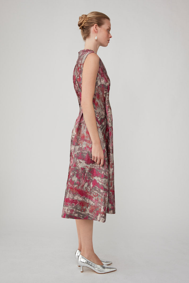 Aabroo Handloomed Midi dress