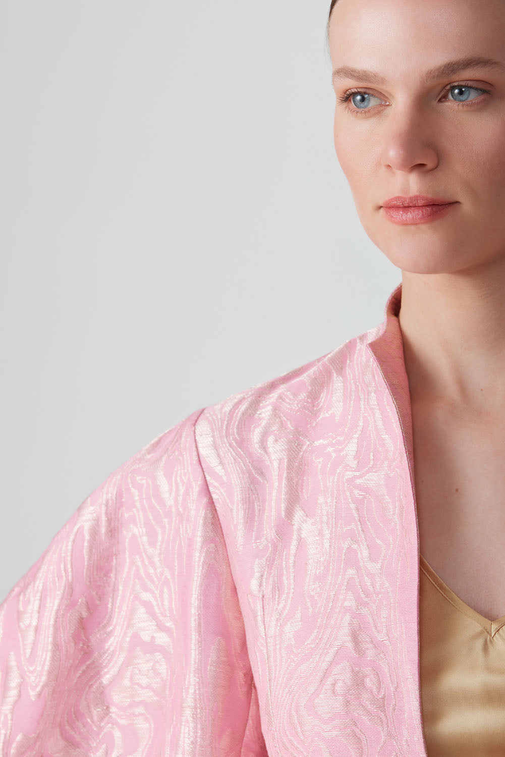 HERITAGE MAXI COAT-PINK SALT