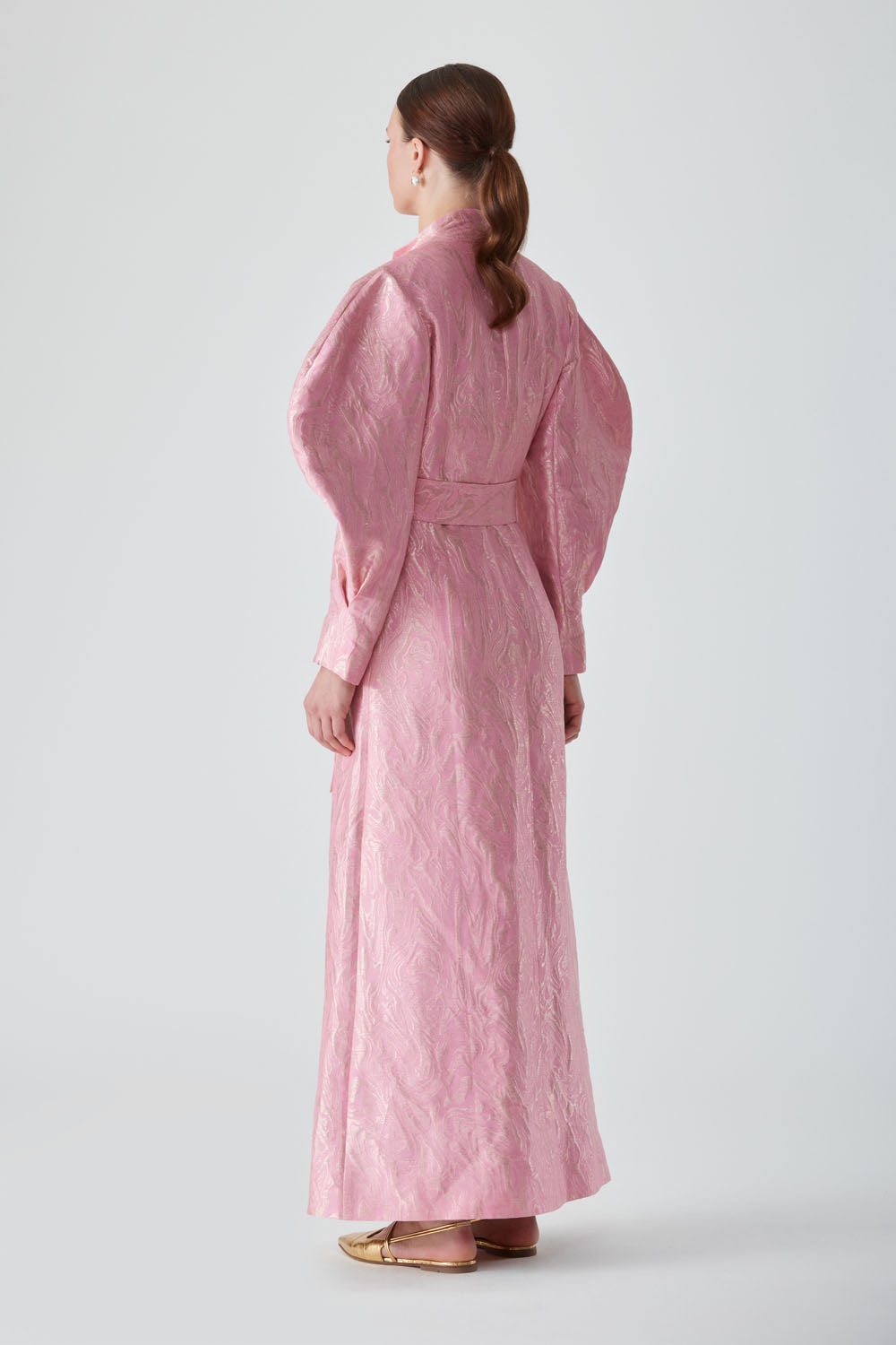 HERITAGE MAXI COAT-PINK SALT