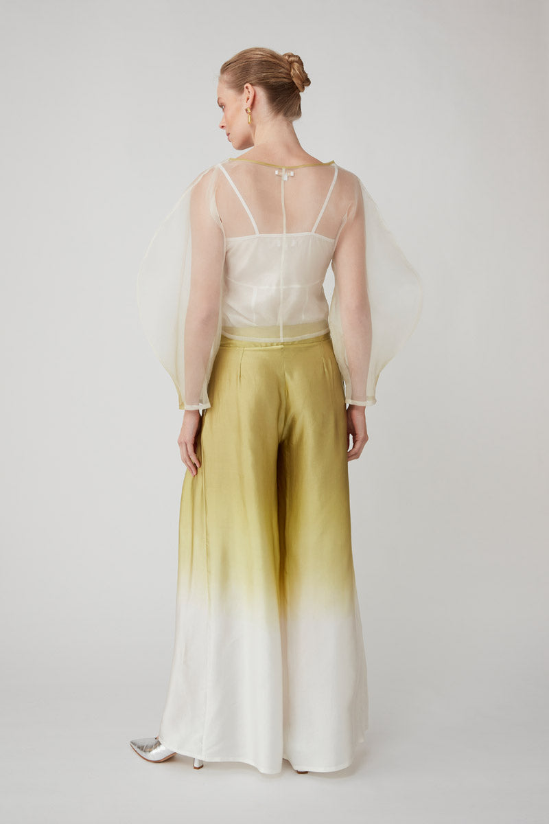 SUFIA PANT - CHARTREUSE OMBRE