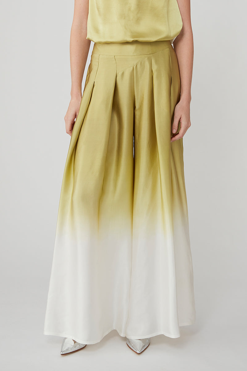 SUFIA PANT - CHARTREUSE OMBRE