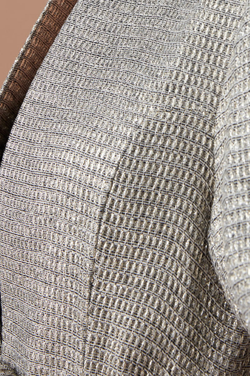 ZARIA MAXI COAT - SILVER