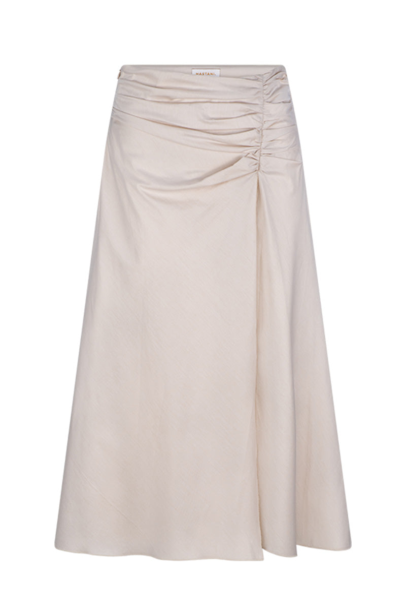 NILOFER COTTON SKIRT - IVORY