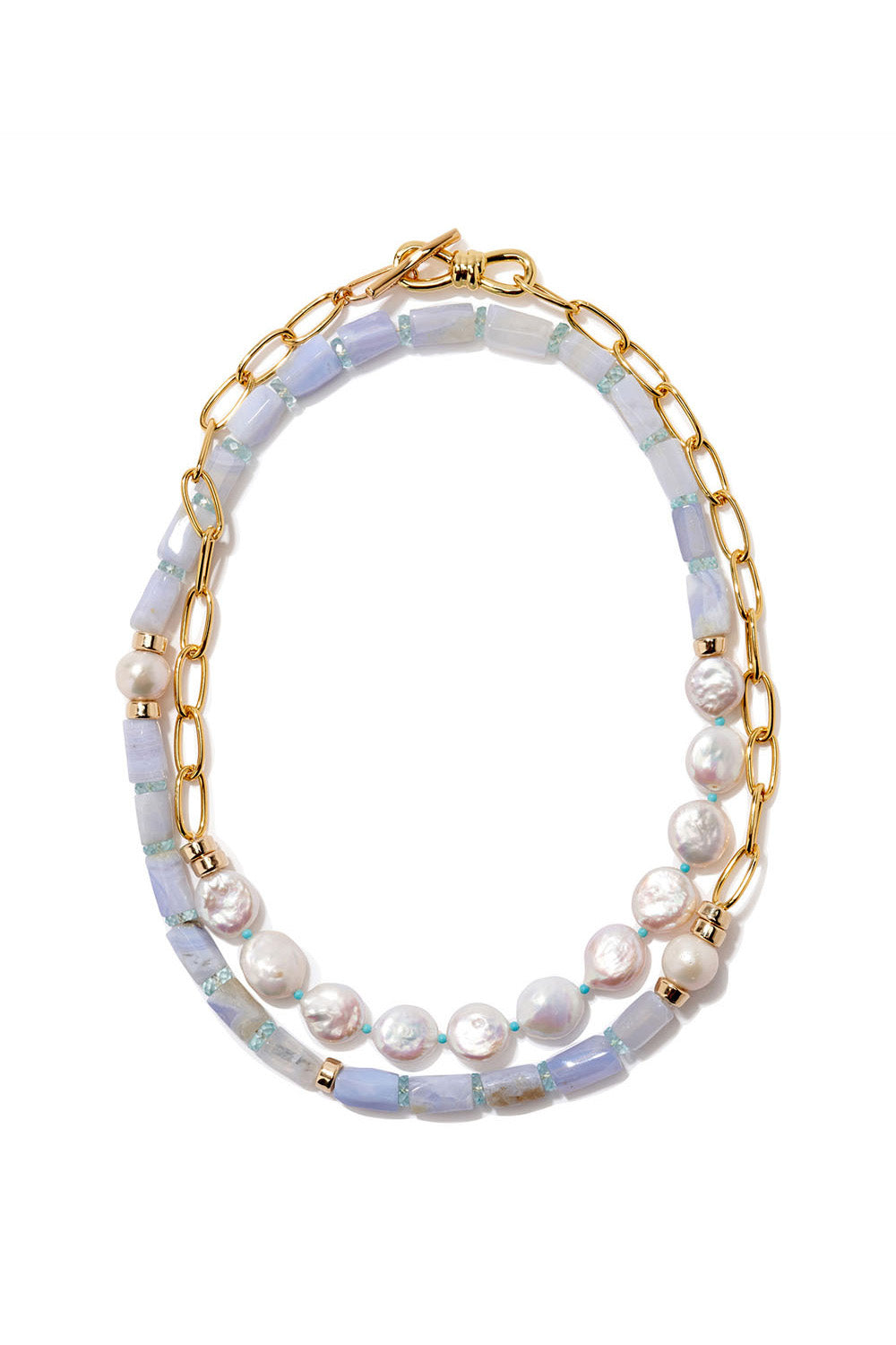 PORTO COVO NECKLACE IN BLUE LACE