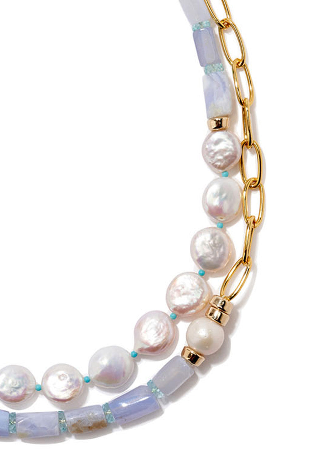 PORTO COVO NECKLACE IN BLUE LACE