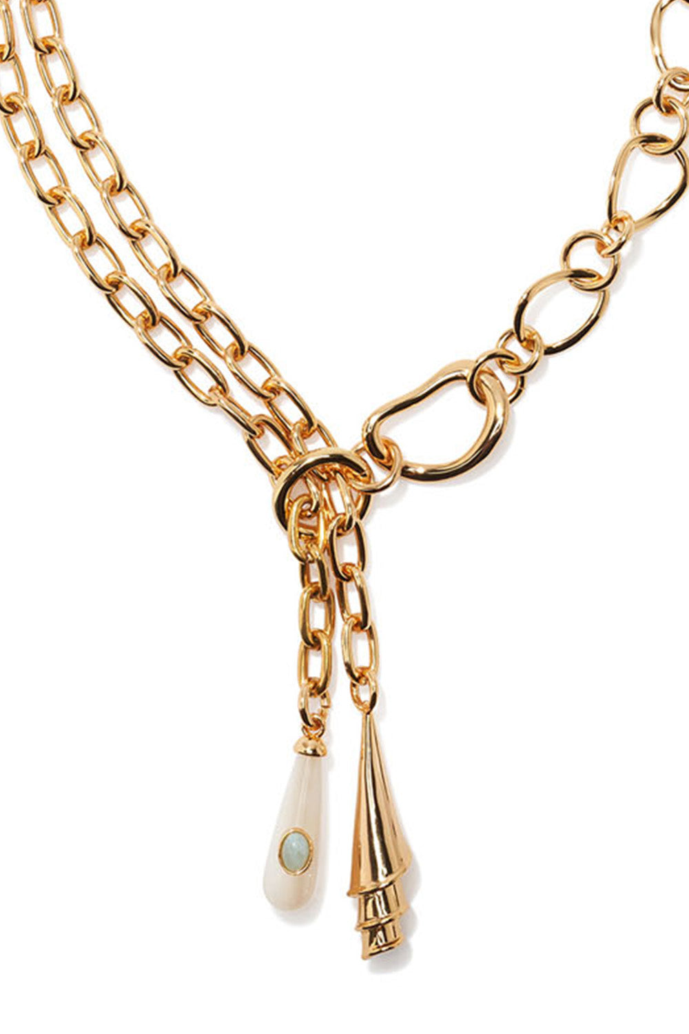 SPIRAL SHELL NECKLACE