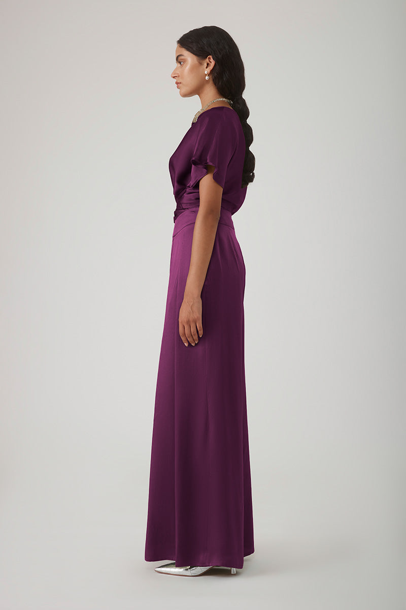 SUFIA PANT - AUBERGINE