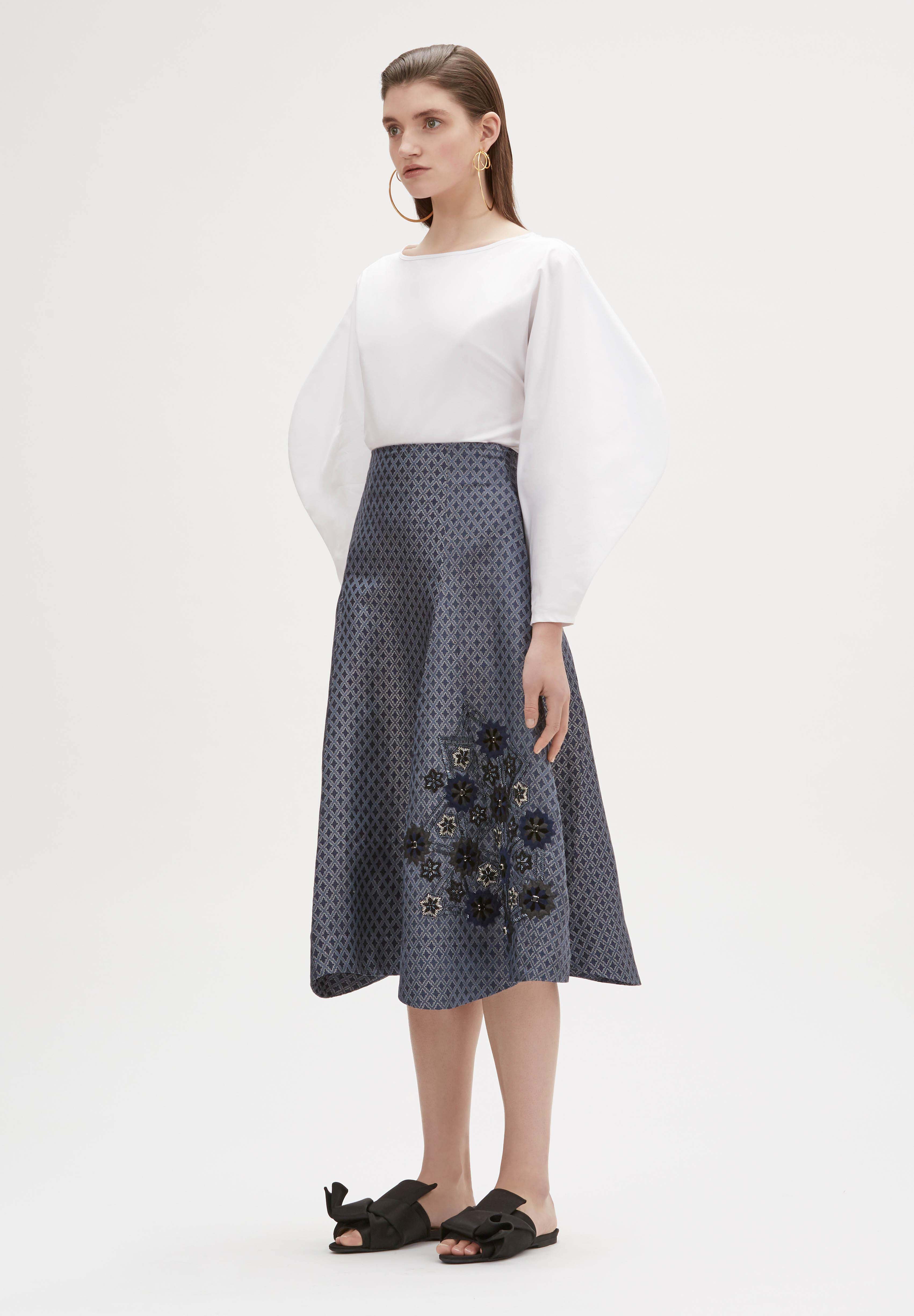 Fatin Hand-Embroidered Skirt