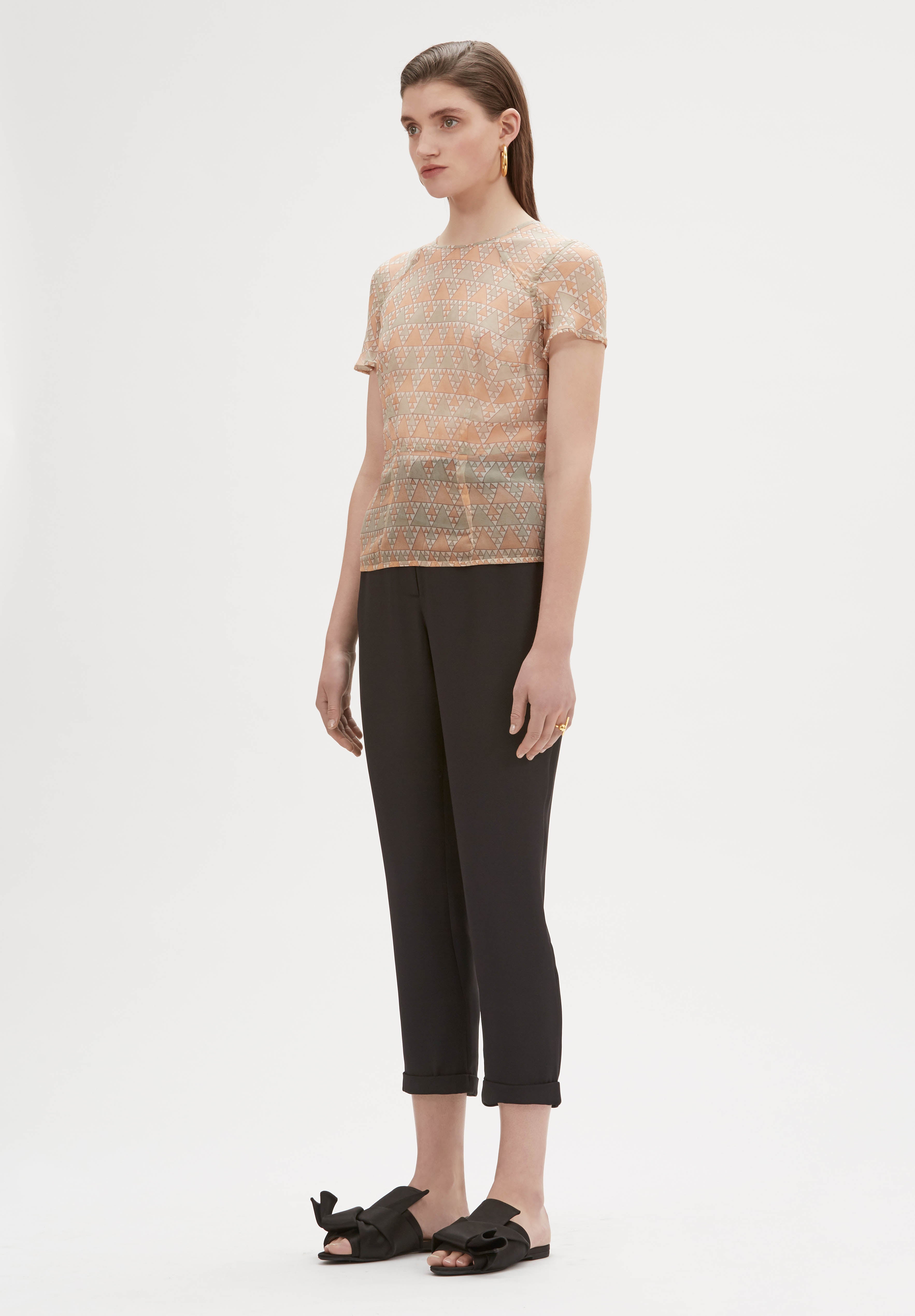 Adan handprinted top