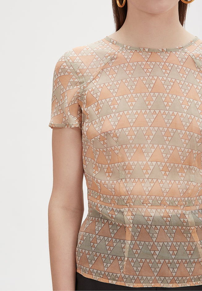 Adan handprinted top