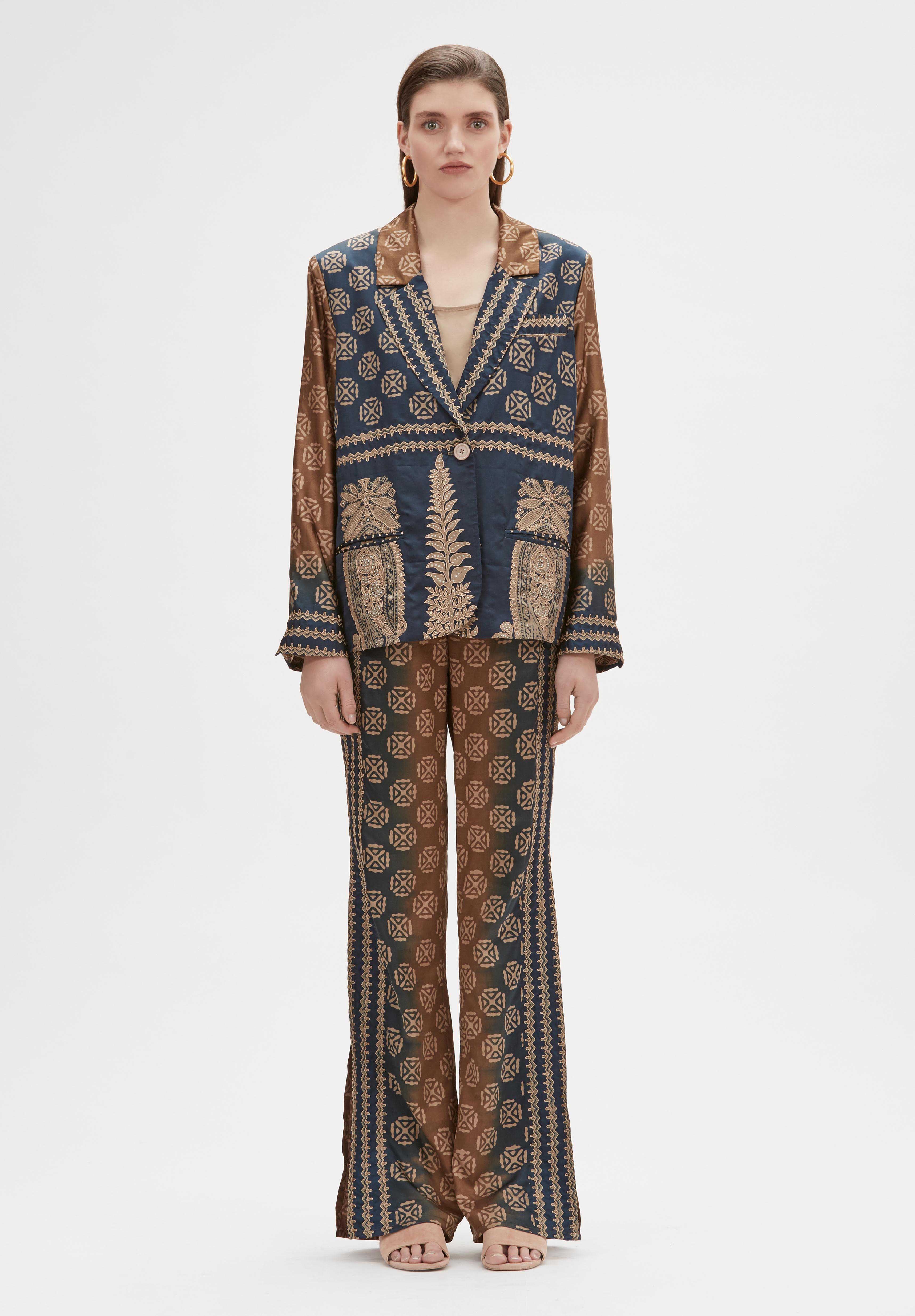 Mughal Handprinted pants