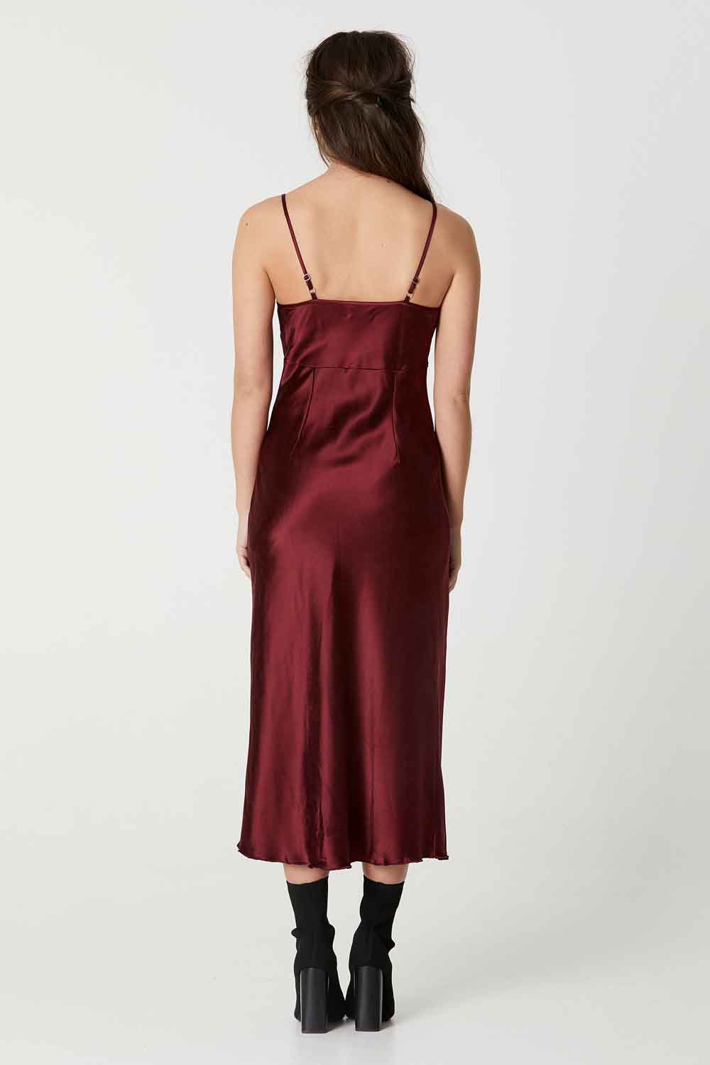 MASTANI SLIP - MERLOT- HEAVIER SILK
