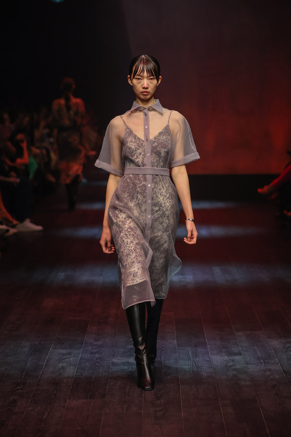 ALAM SHIRT DRESS-SHADOW