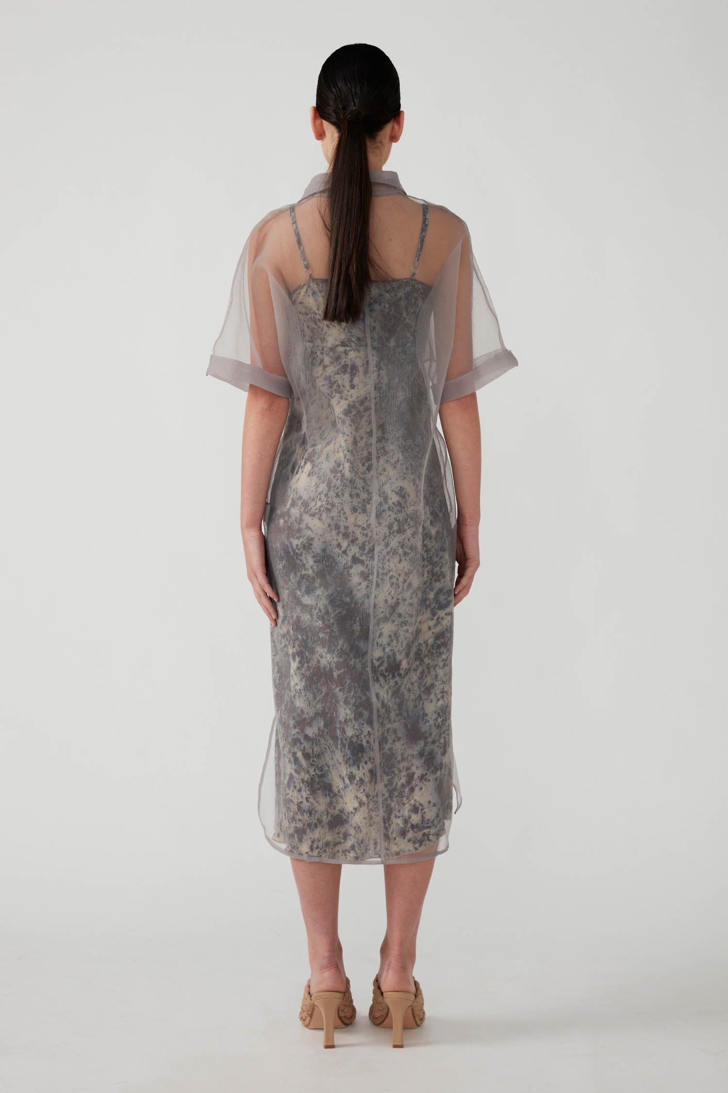 ALAM SHIRT DRESS-SHADOW