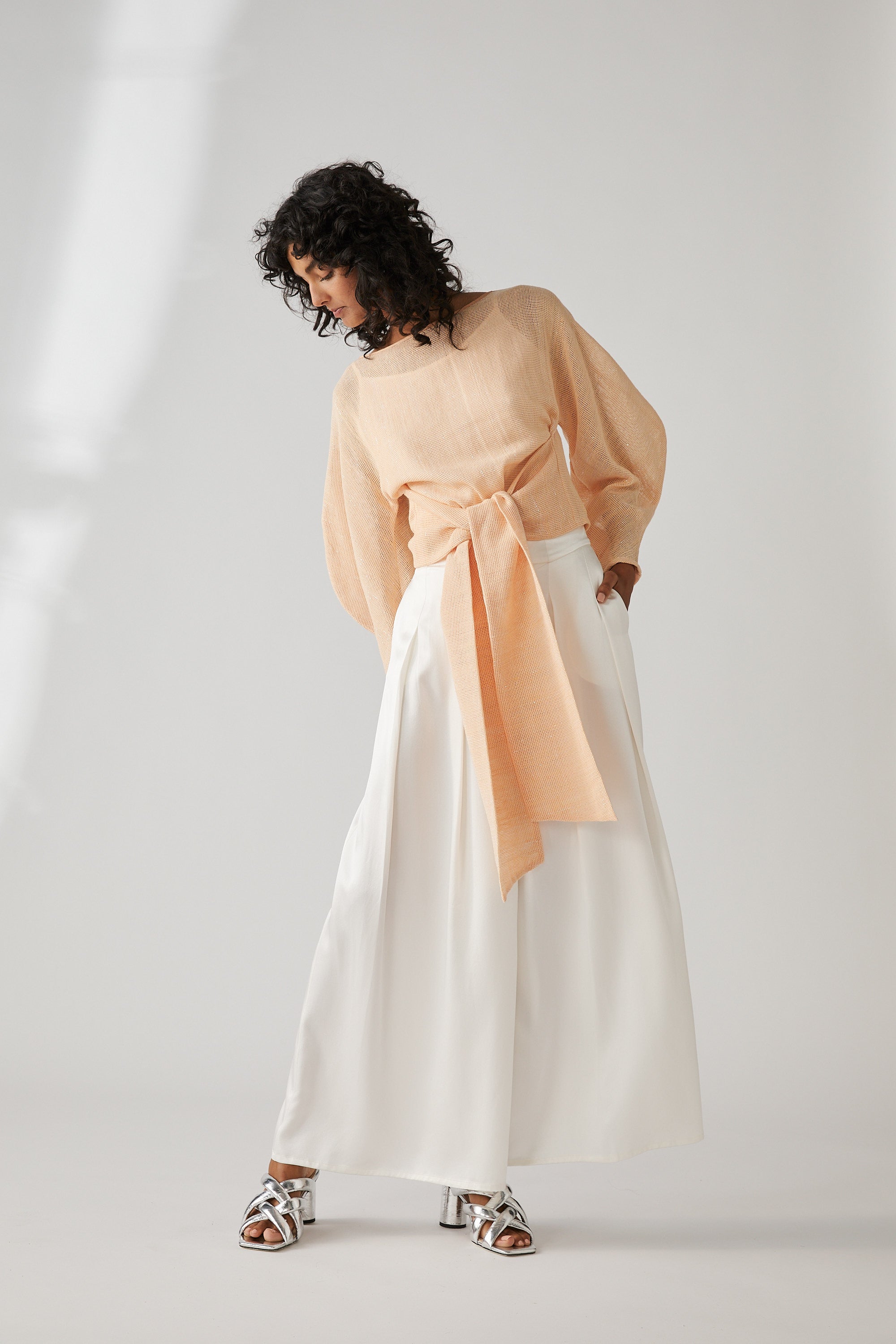 ZAIN WRAP TOP-SHERBET