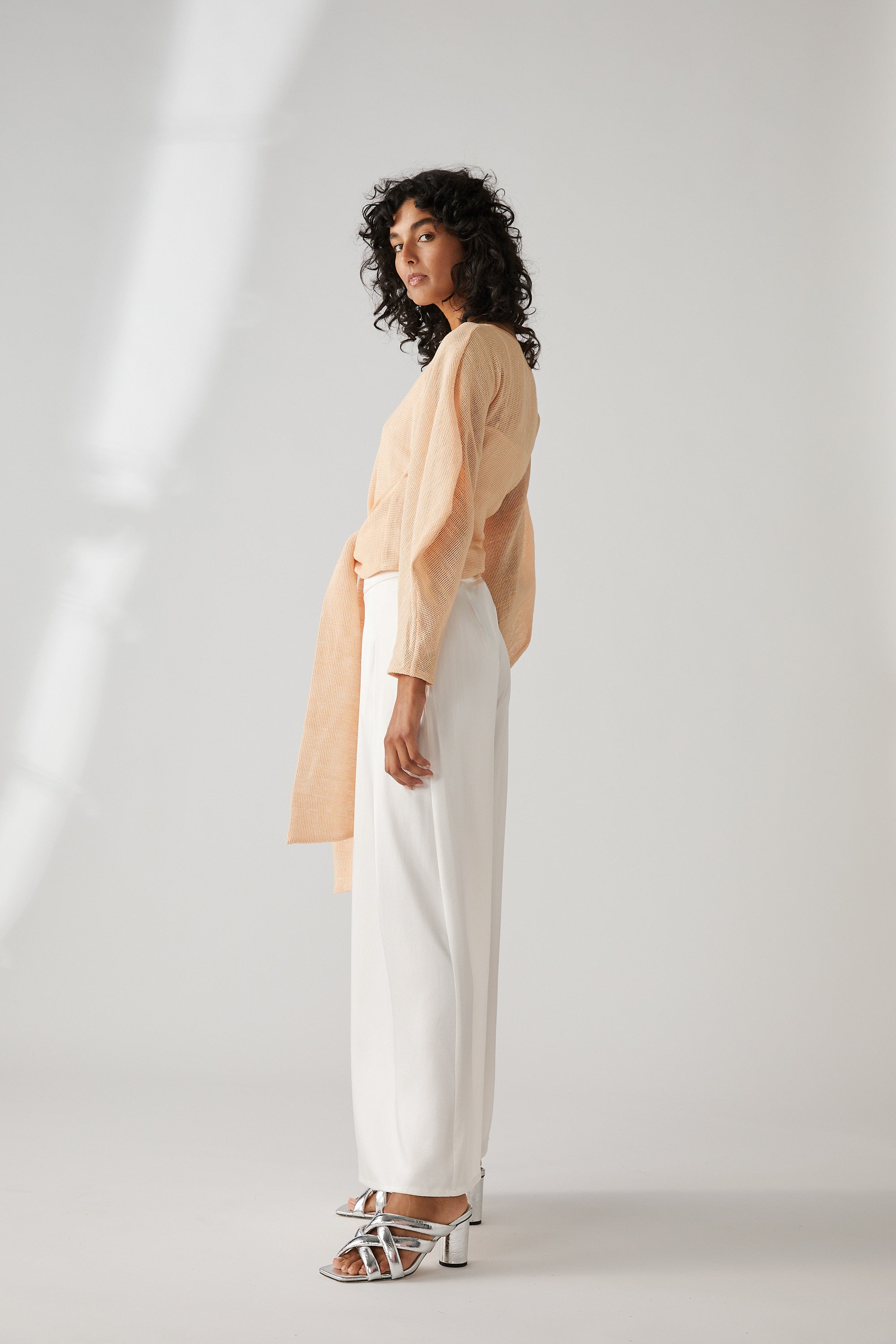 ZAIN WRAP TOP-SHERBET