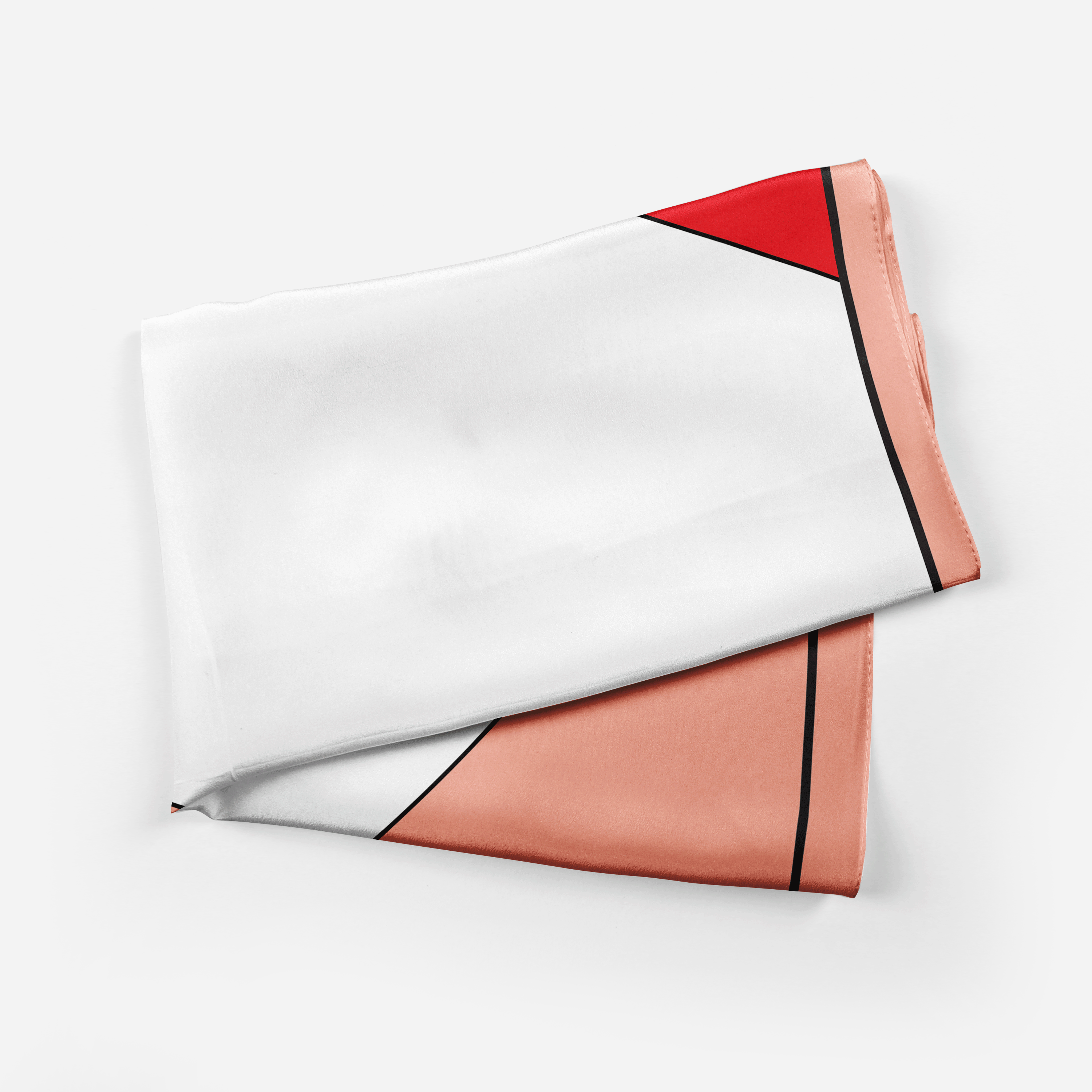 Silk Peachy Pocket Square