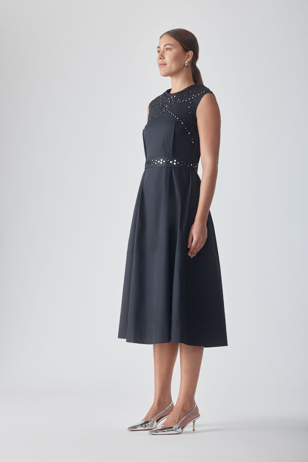 BIDA CHANDELIER DRESS - NOIR