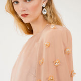 AMARA BEADED DRESS - NUDE
