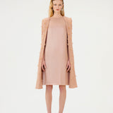 AMARA BEADED DRESS - NUDE