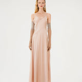 ARINI SILK SLIP - NUDE