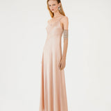 ARINI SILK SLIP - NUDE