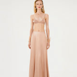 ASIM SILK SKIRT - NUDE