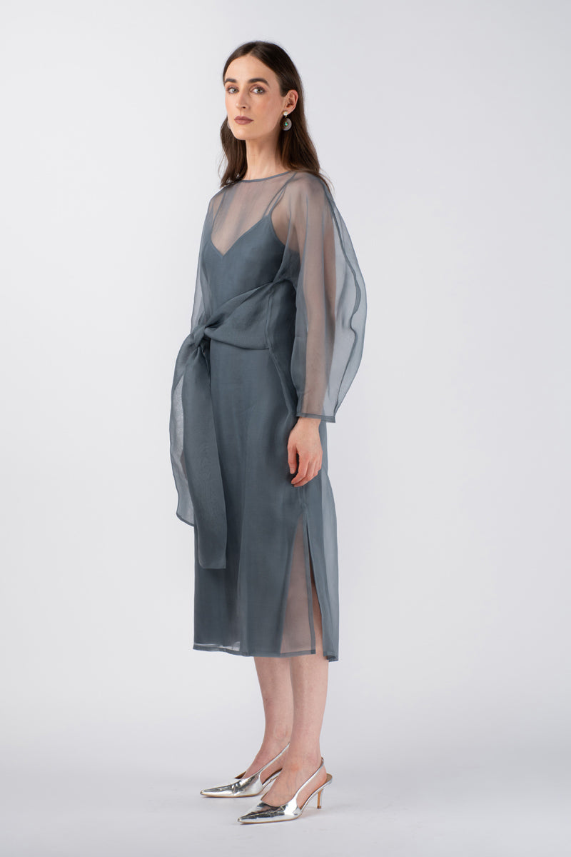 LIBA ORGANZA DRESS - DUSK