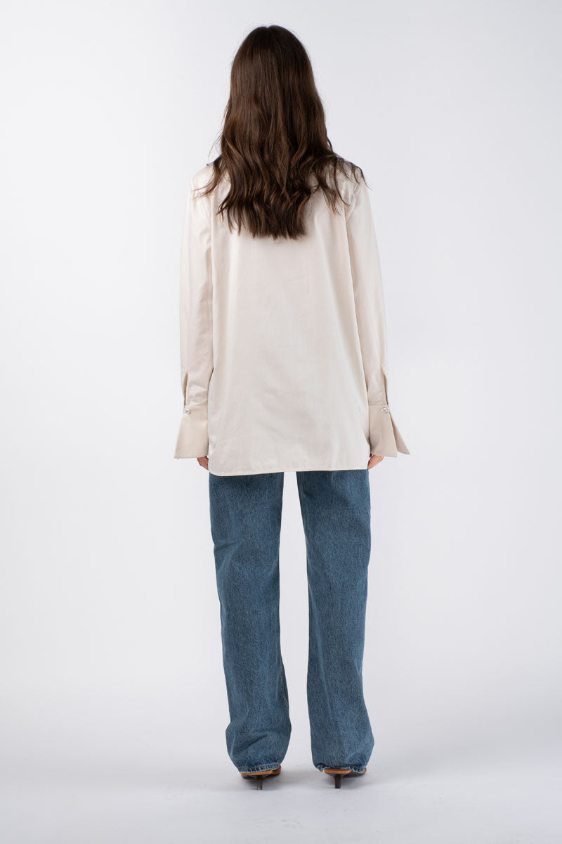 RIDA COTTON SHIRT - IVORY