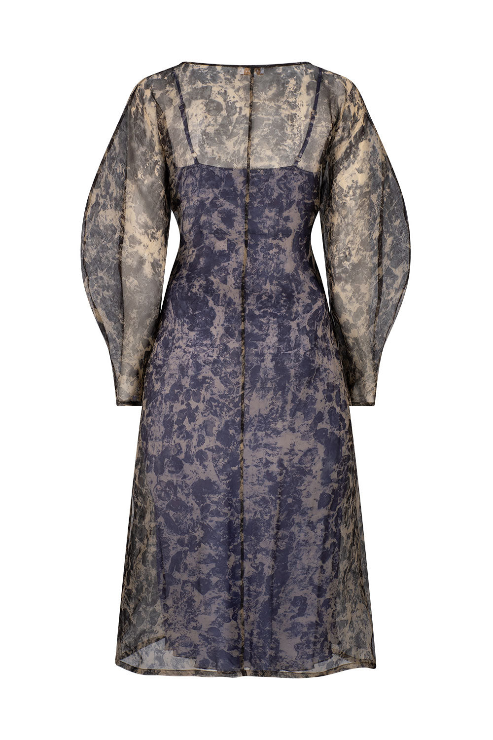LIBA DRESS - ROSE PETAL PRINT