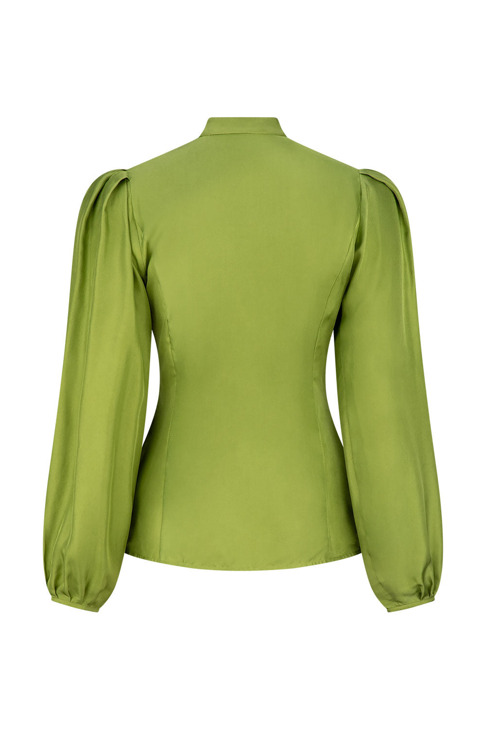 MAZIA SILK TWILL SHIRT - CITRON