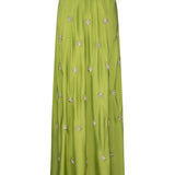 KABIRA EMBELLISHED SKIRT - CITRON