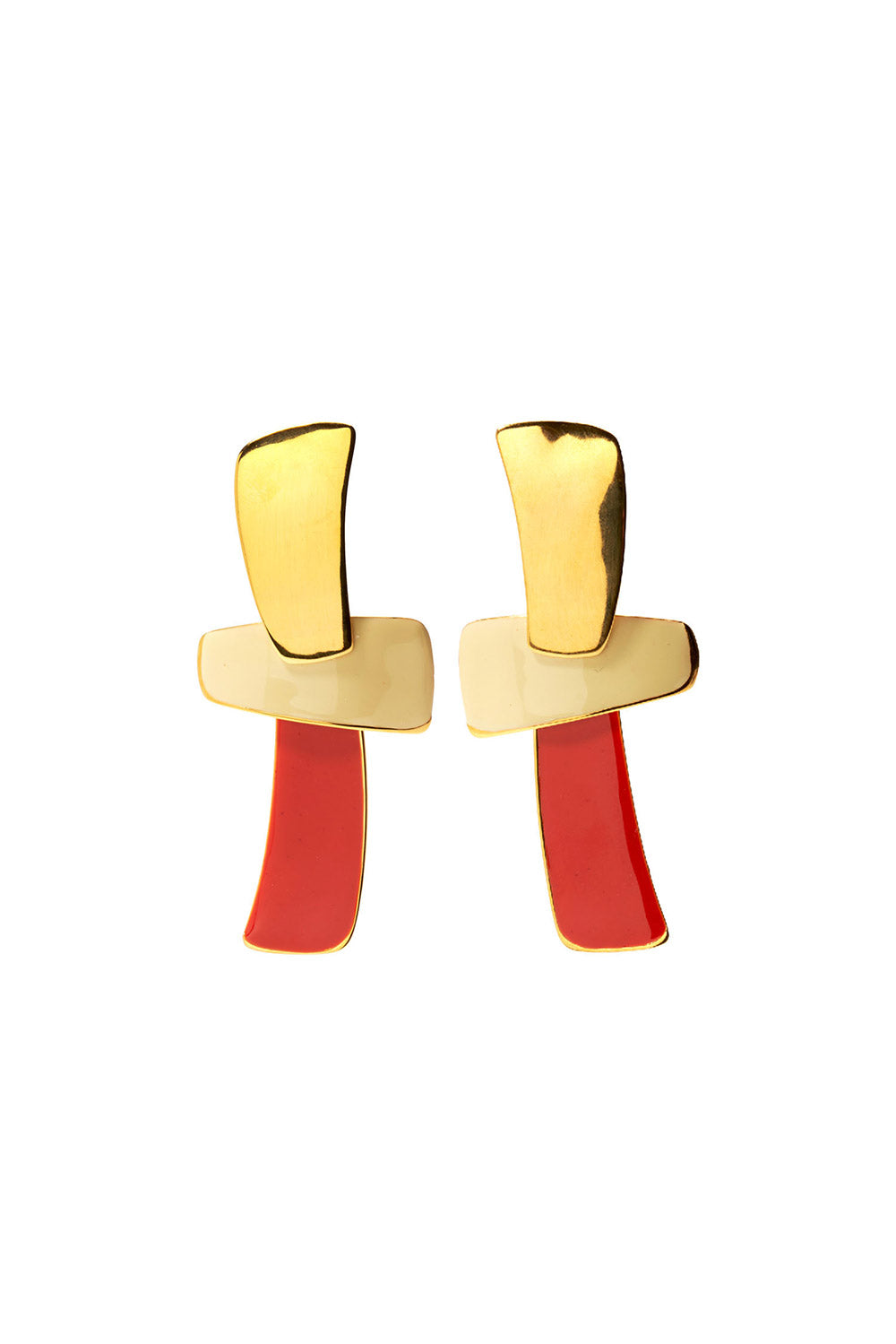 ERNESTO EARRINGS IN RED HOT