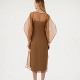 LIBA DRESS - SEPIA