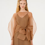 LIBA DRESS - SEPIA