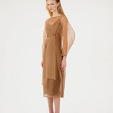 LIBA DRESS - SEPIA
