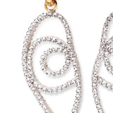 CRYSTAL JETTY EARRINGS