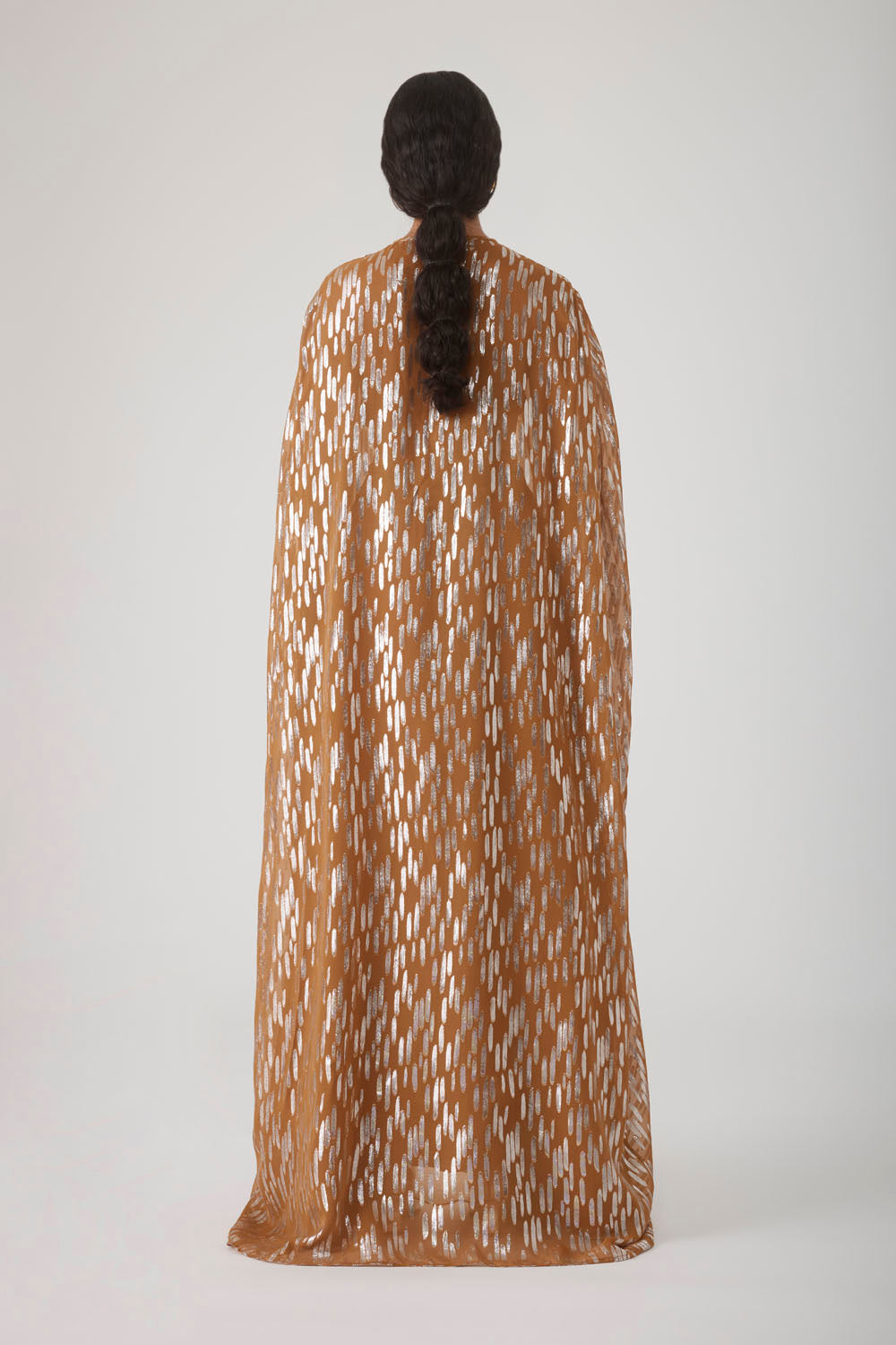 MASTANI MAXI CAPE - METALLIC RUST