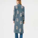 ORNATE PAISLEY COAT - DUSK