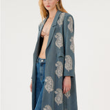 ORNATE PAISLEY COAT - DUSK